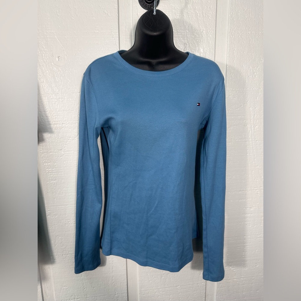 Tommy Hilfiger Blue Top Size Medium EUC